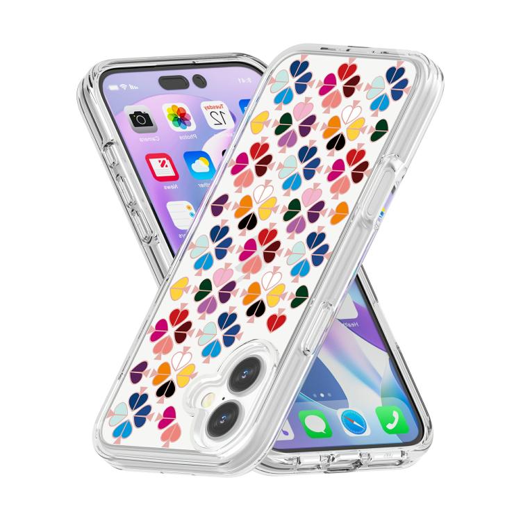 Transparent Crystal Red Heart Pattern Phone Case, For iPhone 17, For iPhone Air, For iPhone 16 Pro Max, For iPhone 16 Pro, For iPhone 16 Plus, For iPhone 16, For iPhone 15 Pro Max, For iPhone 15 Pro, For iPhone 15 Plus, For iPhone 15, For iPhone 14 Plu...