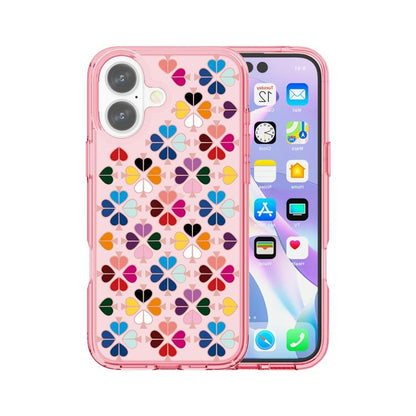 Transparent Crystal Red Heart Pattern Phone Case, For iPhone 17, For iPhone Air, For iPhone 16 Pro Max, For iPhone 16 Pro, For iPhone 16 Plus, For iPhone 16, For iPhone 15 Pro Max, For iPhone 15 Pro, For iPhone 15 Plus, For iPhone 15, For iPhone 14 Plu...