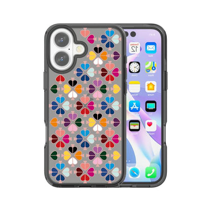 Transparent Crystal Red Heart Pattern Phone Case, For iPhone 17, For iPhone Air, For iPhone 16 Pro Max, For iPhone 16 Pro, For iPhone 16 Plus, For iPhone 16, For iPhone 15 Pro Max, For iPhone 15 Pro, For iPhone 15 Plus, For iPhone 15, For iPhone 14 Plu...