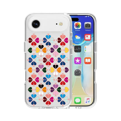 Transparent Crystal Red Heart Pattern Phone Case, For iPhone 17, For iPhone Air, For iPhone 16 Pro Max, For iPhone 16 Pro, For iPhone 16 Plus, For iPhone 16, For iPhone 15 Pro Max, For iPhone 15 Pro, For iPhone 15 Plus, For iPhone 15, For iPhone 14 Plu...