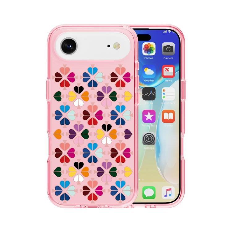 Transparent Crystal Red Heart Pattern Phone Case, For iPhone 17, For iPhone Air, For iPhone 16 Pro Max, For iPhone 16 Pro, For iPhone 16 Plus, For iPhone 16, For iPhone 15 Pro Max, For iPhone 15 Pro, For iPhone 15 Plus, For iPhone 15, For iPhone 14 Plu...