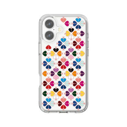 Transparent Crystal Red Heart Pattern Phone Case, For iPhone 17, For iPhone Air, For iPhone 16 Pro Max, For iPhone 16 Pro, For iPhone 16 Plus, For iPhone 16, For iPhone 15 Pro Max, For iPhone 15 Pro, For iPhone 15 Plus, For iPhone 15, For iPhone 14 Plu...