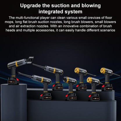 SUITU ST-6609C Handheld Detachable Lithium Battery Car Blow Suction Combo Vacuum Cleaner