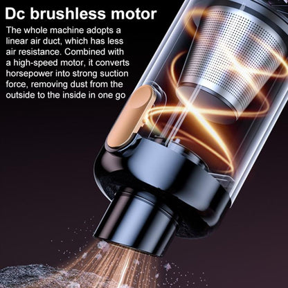 SUITU ST-128Plus 6000mAh Wireless Mini Handheld Blow Suction Combo Car Vacuum Cleaner