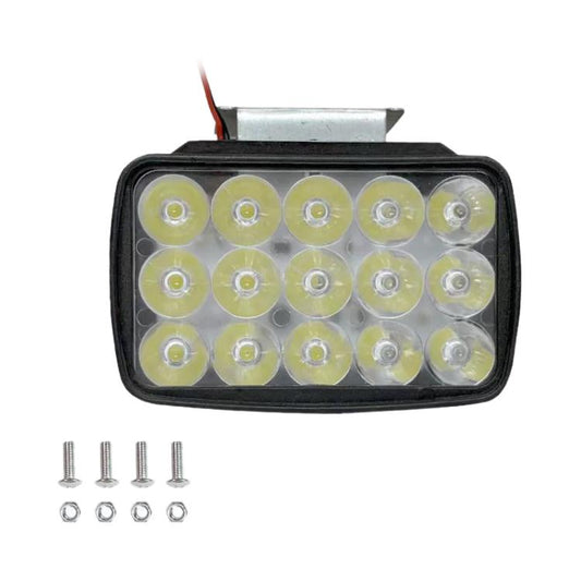 Phare LED haute intensité pour moto DC12-85V, ultra-lumineux 15 LED + vis, 15 LED + vis + interrupteur + pince + prise 2,5m, ultra-lumineux 30 LED + vis, 30 LED + vis + interrupteur + pince + prise 2,5m, ultra-lumineux 36 LED + vis