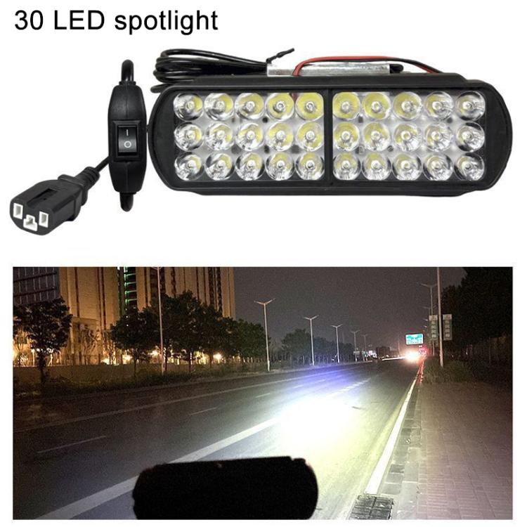 DC12-85V Motorcycle High-intensity LED Spotlight, Ultra-bright 15 LEDs + Screw, 15 LEDs + Screw + Switch + Clamp + 2.5m Plug, Ultra-bright 30 LEDs + Screw, 30 LEDs + Screw + Switch + Clamp + 2.5m Plug, Ultra-bright 36 LEDs + Screw                      ...