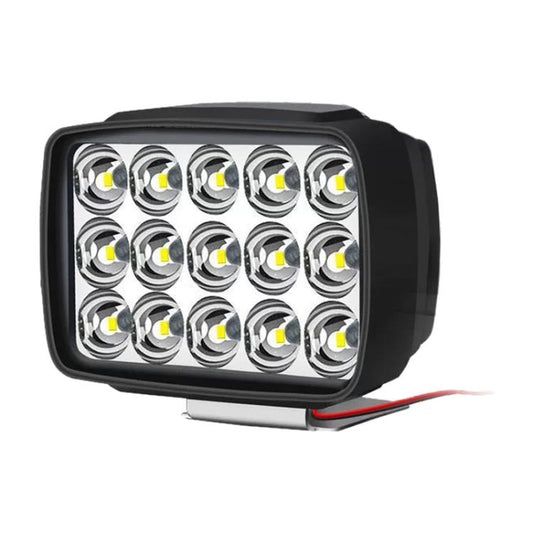 Projecteur LED ultra-lumineux étanche IP68 12-80 V pour voiture, 15 LED, 45 LED