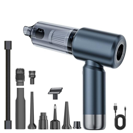 SUITU ST-6103BPlus 6000mAh Small Handheld Blow Suction Combo Car Vacuum Cleaner, ST-6103BPlus (Champagne Bright Silver), ST-6103BPlus (Metal Gray Silver), ST-6103BPlus (Blue Gold), ST-6103BPlus (Black Purple)