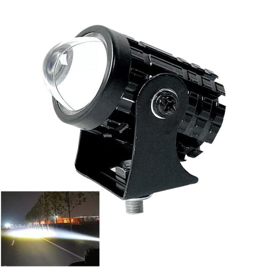 Mini-phare LED ultra-lumineux pour moto DC12-60V, sans interrupteur, avec interrupteur
