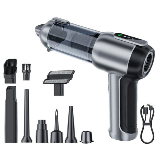 Aspirateur de voiture portable SUITU ST-6707APlus avec affichage numérique, fonction soufflage/aspiration et chargement USB