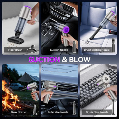 Aspirateur de voiture portable sans balai avec moteur SUITU ST-6642Pro 4000mAh