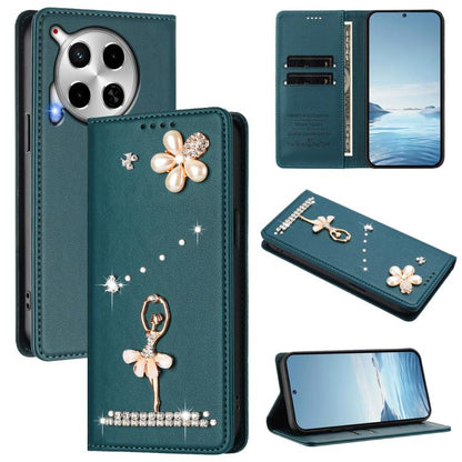 Ballet Girl Diamond Studded RFID Vegan Leather Phone Case, For Tecno Spark 20 Pro 5G, For Tecno Spark 10 Pro Magic Magenta, For Tecno Pova 6 / Pova 6 Pro, For Tecno Pova 6, For Tecno Camon 30 Pro, For Tecno Camon 30 Premier                             ...