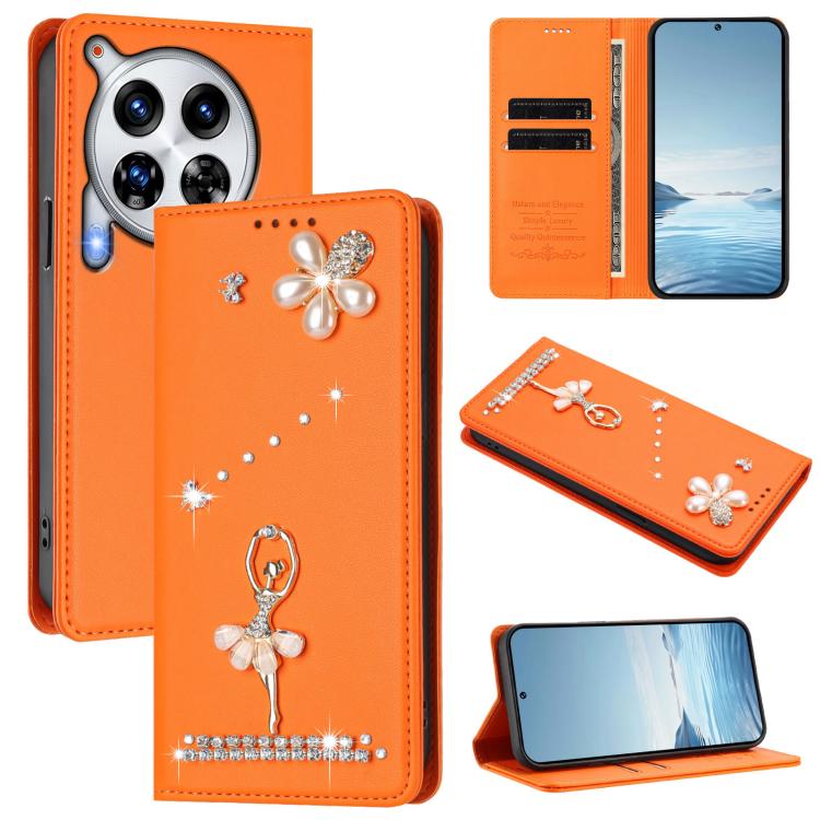 Ballet Girl Diamond Studded RFID Vegan Leather Phone Case, For Tecno Spark 20 Pro 5G, For Tecno Spark 10 Pro Magic Magenta, For Tecno Pova 6 / Pova 6 Pro, For Tecno Pova 6, For Tecno Camon 30 Pro, For Tecno Camon 30 Premier                             ...