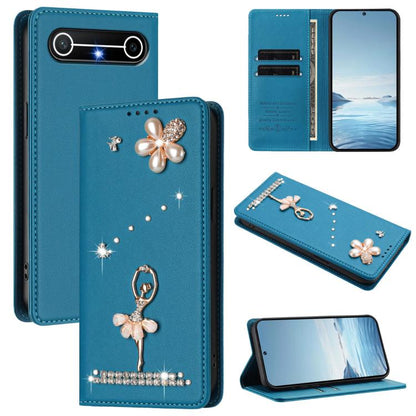 Ballet Girl Diamond Studded RFID Vegan Leather Phone Case, For Tecno Spark Go 3, For Tecno Pova Slim / Spark Slim, For Tecno Spark Go 2024 / Spark 20, For Tecno Spark 40C, For Tecno Pova 7 Pro 5G, For Tecno Pop 10, For Tecno Spark 40 Pro+ 4G           ...