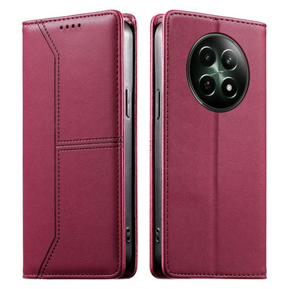 Stitched Line Magnetic RFID Vegan Leather Phone Case, For Realme 16T 5G, For Realme C100 4G, For Realme C83 5G / C85 5G / 15x 5G India, For Realme 16 5G, For Realme 16 Pro+ 5G, For Realme 16 Pro 5G, For Realme C85 Pro 4G, For Realme 15T 5G             ...