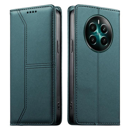 Stitched Line Magnetic RFID Vegan Leather Phone Case, For Realme 16T 5G, For Realme C100 4G, For Realme C83 5G / C85 5G / 15x 5G India, For Realme 16 5G, For Realme 16 Pro+ 5G, For Realme 16 Pro 5G, For Realme C85 Pro 4G, For Realme 15T 5G             ...
