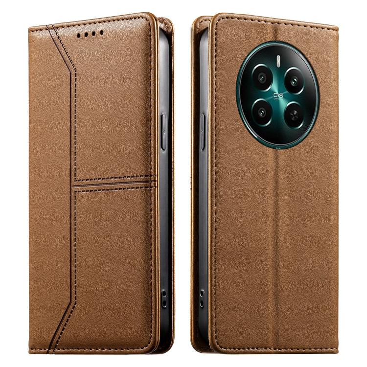 Stitched Line Magnetic RFID Vegan Leather Phone Case, For Realme 16T 5G, For Realme C100 4G, For Realme C83 5G / C85 5G / 15x 5G India, For Realme 16 5G, For Realme 16 Pro+ 5G, For Realme 16 Pro 5G, For Realme C85 Pro 4G, For Realme 15T 5G             ...