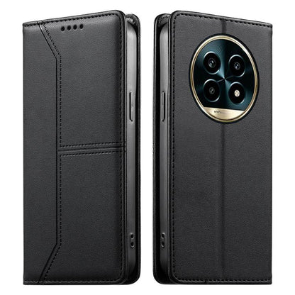 Stitched Line Magnetic RFID Vegan Leather Phone Case, For Realme 16T 5G, For Realme C100 4G, For Realme C83 5G / C85 5G / 15x 5G India, For Realme 16 5G, For Realme 16 Pro+ 5G, For Realme 16 Pro 5G, For Realme C85 Pro 4G, For Realme 15T 5G             ...