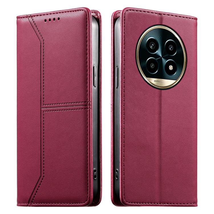 Stitched Line Magnetic RFID Vegan Leather Phone Case, For Realme 16T 5G, For Realme C100 4G, For Realme C83 5G / C85 5G / 15x 5G India, For Realme 16 5G, For Realme 16 Pro+ 5G, For Realme 16 Pro 5G, For Realme C85 Pro 4G, For Realme 15T 5G             ...