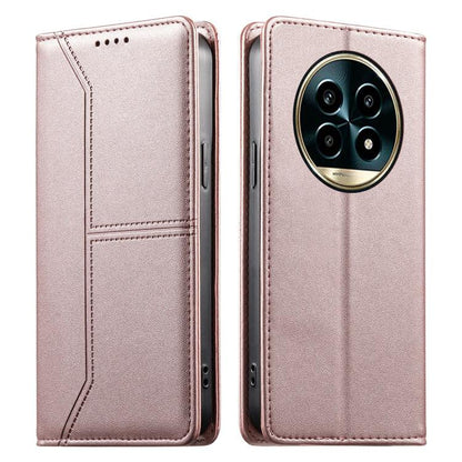 Stitched Line Magnetic RFID Vegan Leather Phone Case, For Realme 16T 5G, For Realme C100 4G, For Realme C83 5G / C85 5G / 15x 5G India, For Realme 16 5G, For Realme 16 Pro+ 5G, For Realme 16 Pro 5G, For Realme C85 Pro 4G, For Realme 15T 5G             ...
