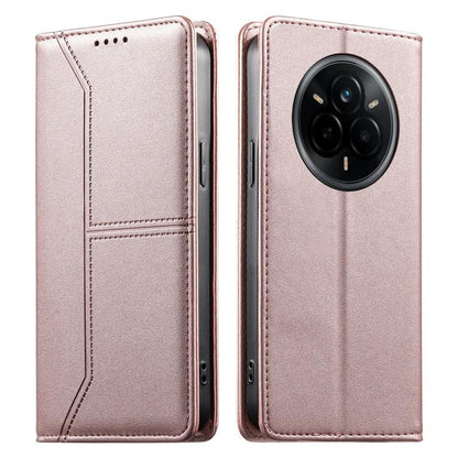 Stitched Line Magnetic RFID Vegan Leather Phone Case, For Realme 16T 5G, For Realme C100 4G, For Realme C83 5G / C85 5G / 15x 5G India, For Realme 16 5G, For Realme 16 Pro+ 5G, For Realme 16 Pro 5G, For Realme C85 Pro 4G, For Realme 15T 5G             ...
