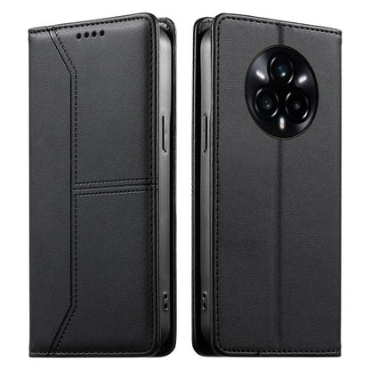 Stitched Line Magnetic RFID Vegan Leather Phone Case, For Realme 16T 5G, For Realme C100 4G, For Realme C83 5G / C85 5G / 15x 5G India, For Realme 16 5G, For Realme 16 Pro+ 5G, For Realme 16 Pro 5G, For Realme C85 Pro 4G, For Realme 15T 5G             ...