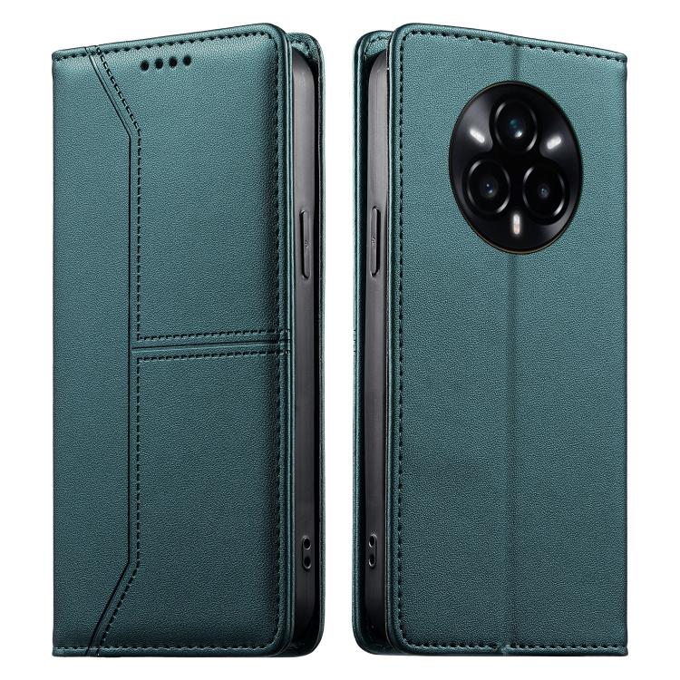 Stitched Line Magnetic RFID Vegan Leather Phone Case, For Realme 16T 5G, For Realme C100 4G, For Realme C83 5G / C85 5G / 15x 5G India, For Realme 16 5G, For Realme 16 Pro+ 5G, For Realme 16 Pro 5G, For Realme C85 Pro 4G, For Realme 15T 5G             ...