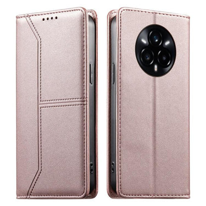 Stitched Line Magnetic RFID Vegan Leather Phone Case, For Realme 16T 5G, For Realme C100 4G, For Realme C83 5G / C85 5G / 15x 5G India, For Realme 16 5G, For Realme 16 Pro+ 5G, For Realme 16 Pro 5G, For Realme C85 Pro 4G, For Realme 15T 5G             ...