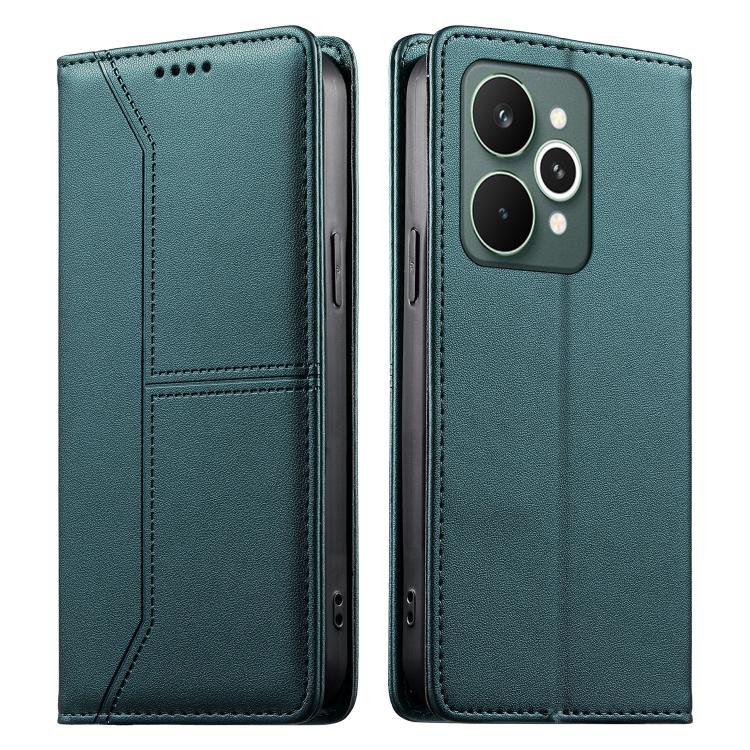 Stitched Line Magnetic RFID Vegan Leather Phone Case, For Realme 16T 5G, For Realme C100 4G, For Realme C83 5G / C85 5G / 15x 5G India, For Realme 16 5G, For Realme 16 Pro+ 5G, For Realme 16 Pro 5G, For Realme C85 Pro 4G, For Realme 15T 5G             ...
