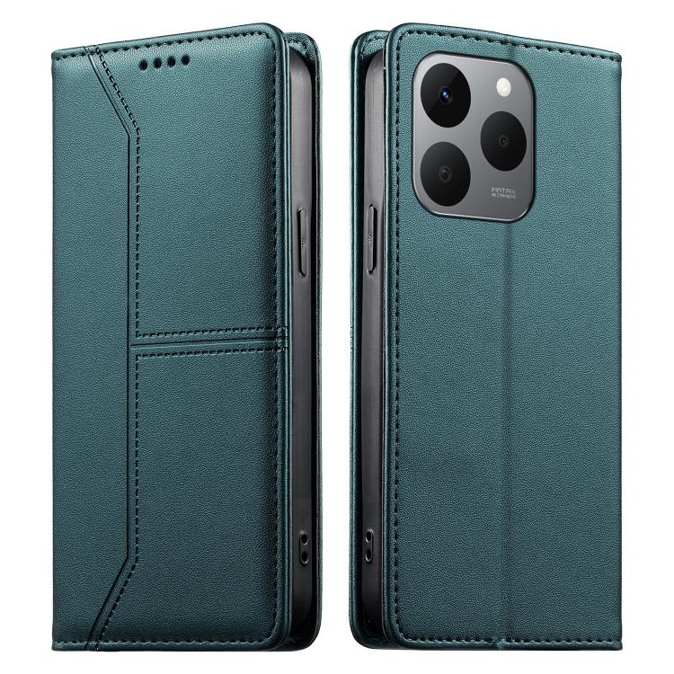 Stitched Line Magnetic RFID Vegan Leather Phone Case, For Realme 16T 5G, For Realme C100 4G, For Realme C83 5G / C85 5G / 15x 5G India, For Realme 16 5G, For Realme 16 Pro+ 5G, For Realme 16 Pro 5G, For Realme C85 Pro 4G, For Realme 15T 5G             ...