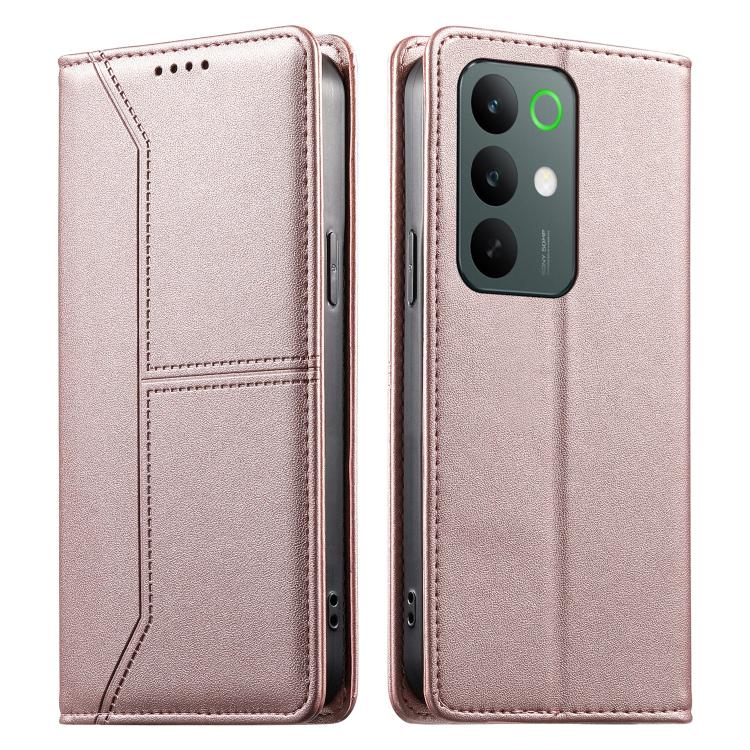 Stitched Line Magnetic RFID Vegan Leather Phone Case, For Realme 16T 5G, For Realme C100 4G, For Realme C83 5G / C85 5G / 15x 5G India, For Realme 16 5G, For Realme 16 Pro+ 5G, For Realme 16 Pro 5G, For Realme C85 Pro 4G, For Realme 15T 5G             ...