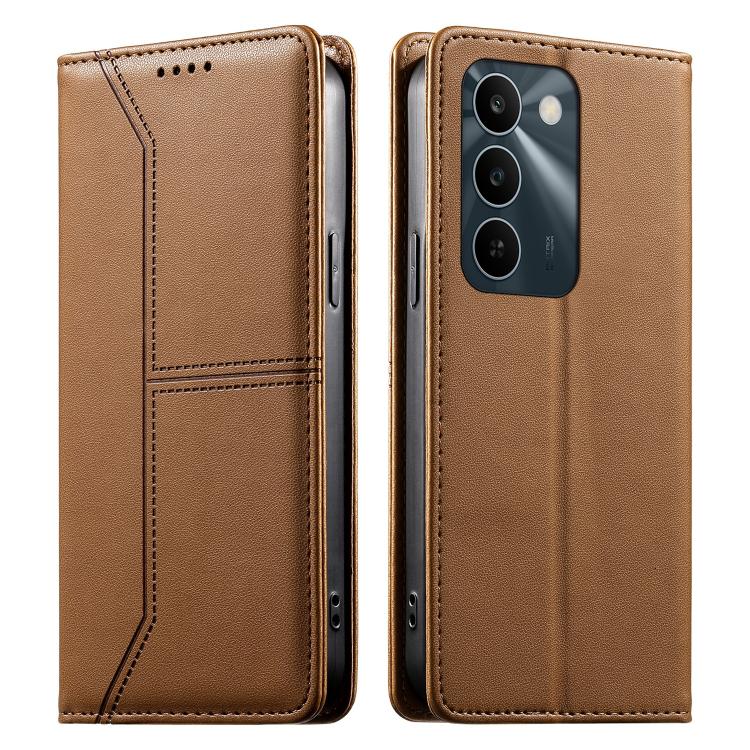 Stitched Line Magnetic RFID Vegan Leather Phone Case, For Realme 16T 5G, For Realme C100 4G, For Realme C83 5G / C85 5G / 15x 5G India, For Realme 16 5G, For Realme 16 Pro+ 5G, For Realme 16 Pro 5G, For Realme C85 Pro 4G, For Realme 15T 5G             ...