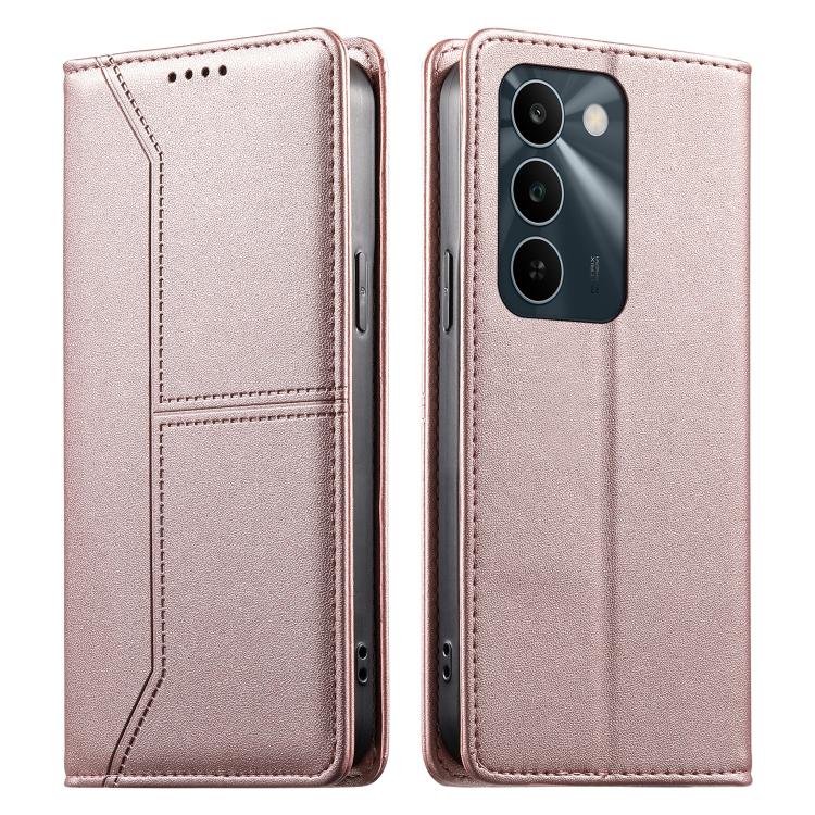 Stitched Line Magnetic RFID Vegan Leather Phone Case, For Realme 16T 5G, For Realme C100 4G, For Realme C83 5G / C85 5G / 15x 5G India, For Realme 16 5G, For Realme 16 Pro+ 5G, For Realme 16 Pro 5G, For Realme C85 Pro 4G, For Realme 15T 5G             ...