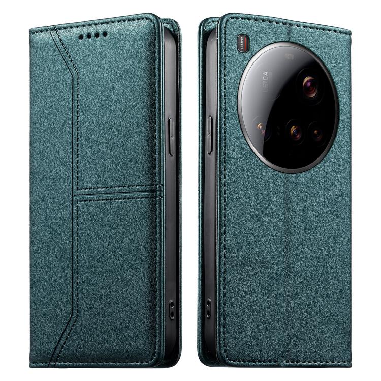 Stitched Line Magnetic RFID Vegan Leather Phone Case, For Xiaomi 17 Max 5G, For Xiaomi 17T Pro 5G, For Xiaomi 17T 5G, For Xiaomi Poco X8 Pro 5G / Redmi Turbo 5 5G, For Xiaomi 17 Ultra, For Xiaomi 17 Pro Max, For Xiaomi 17 Pro, For Xiaomi 17            ...