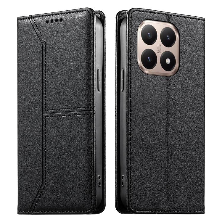 Stitched Line Magnetic RFID Vegan Leather Phone Case, For Xiaomi 17 Max 5G, For Xiaomi 17T Pro 5G, For Xiaomi 17T 5G, For Xiaomi Poco X8 Pro 5G / Redmi Turbo 5 5G, For Xiaomi 17 Ultra, For Xiaomi 17 Pro Max, For Xiaomi 17 Pro, For Xiaomi 17            ...