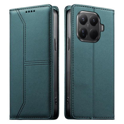 Stitched Line Magnetic RFID Vegan Leather Phone Case, For Xiaomi 17 Max 5G, For Xiaomi 17T Pro 5G, For Xiaomi 17T 5G, For Xiaomi Poco X8 Pro 5G / Redmi Turbo 5 5G, For Xiaomi 17 Ultra, For Xiaomi 17 Pro Max, For Xiaomi 17 Pro, For Xiaomi 17            ...