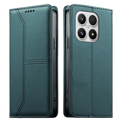 Stitched Line Magnetic RFID Vegan Leather Phone Case, For Xiaomi 17 Max 5G, For Xiaomi 17T Pro 5G, For Xiaomi 17T 5G, For Xiaomi Poco X8 Pro 5G / Redmi Turbo 5 5G, For Xiaomi 17 Ultra, For Xiaomi 17 Pro Max, For Xiaomi 17 Pro, For Xiaomi 17            ...