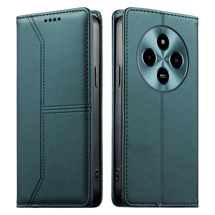 Stitched Line Magnetic RFID Vegan Leather Phone Case, For Xiaomi 17 Max 5G, For Xiaomi 17T Pro 5G, For Xiaomi 17T 5G, For Xiaomi Poco X8 Pro 5G / Redmi Turbo 5 5G, For Xiaomi 17 Ultra, For Xiaomi 17 Pro Max, For Xiaomi 17 Pro, For Xiaomi 17            ...