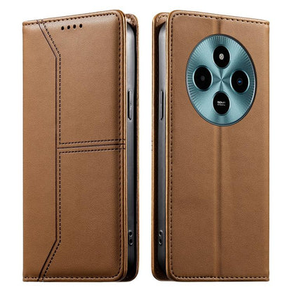 Stitched Line Magnetic RFID Vegan Leather Phone Case, For Xiaomi 17 Max 5G, For Xiaomi 17T Pro 5G, For Xiaomi 17T 5G, For Xiaomi Poco X8 Pro 5G / Redmi Turbo 5 5G, For Xiaomi 17 Ultra, For Xiaomi 17 Pro Max, For Xiaomi 17 Pro, For Xiaomi 17            ...