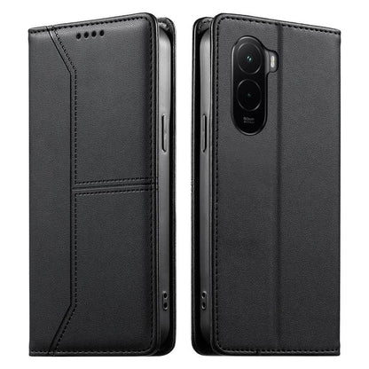 Stitched Line Magnetic RFID Vegan Leather Phone Case, For Xiaomi 17 Max 5G, For Xiaomi 17T Pro 5G, For Xiaomi 17T 5G, For Xiaomi Poco X8 Pro 5G / Redmi Turbo 5 5G, For Xiaomi 17 Ultra, For Xiaomi 17 Pro Max, For Xiaomi 17 Pro, For Xiaomi 17            ...
