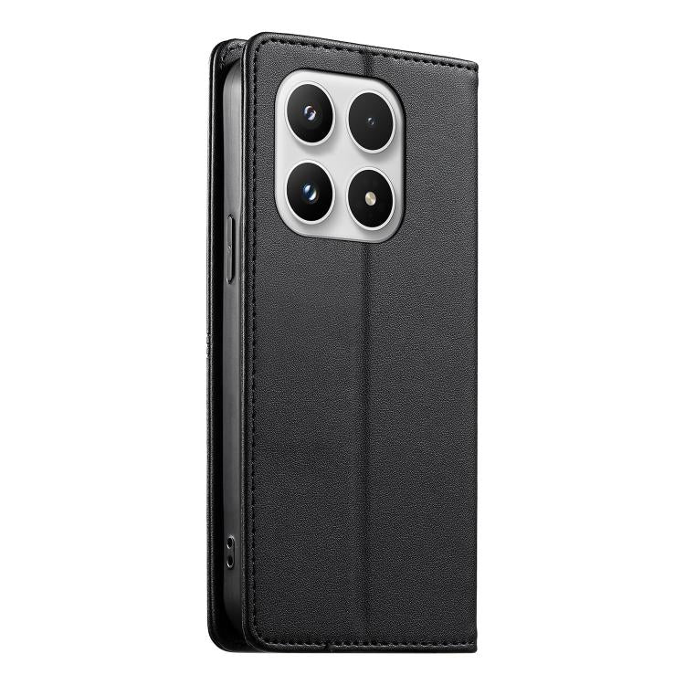 Stitched Line Magnetic RFID Vegan Leather Phone Case, For Xiaomi 17 Max 5G, For Xiaomi 17T Pro 5G, For Xiaomi 17T 5G, For Xiaomi Poco X8 Pro 5G / Redmi Turbo 5 5G, For Xiaomi 17 Ultra, For Xiaomi 17 Pro Max, For Xiaomi 17 Pro, For Xiaomi 17            ...