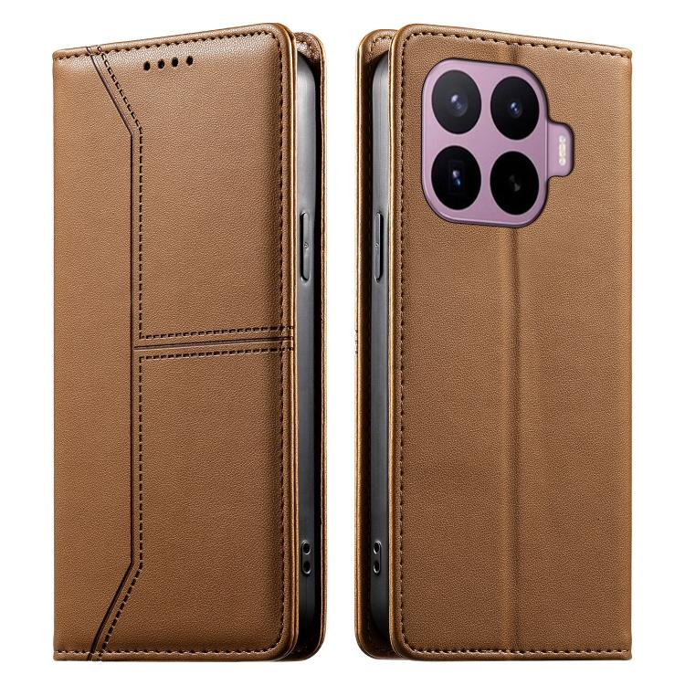 Stitched Line Magnetic RFID Vegan Leather Phone Case, For Xiaomi 17 Max 5G, For Xiaomi 17T Pro 5G, For Xiaomi 17T 5G, For Xiaomi Poco X8 Pro 5G / Redmi Turbo 5 5G, For Xiaomi 17 Ultra, For Xiaomi 17 Pro Max, For Xiaomi 17 Pro, For Xiaomi 17            ...