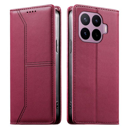 Stitched Line Magnetic RFID Vegan Leather Phone Case, For Xiaomi 17 Max 5G, For Xiaomi 17T Pro 5G, For Xiaomi 17T 5G, For Xiaomi Poco X8 Pro 5G / Redmi Turbo 5 5G, For Xiaomi 17 Ultra, For Xiaomi 17 Pro Max, For Xiaomi 17 Pro, For Xiaomi 17            ...