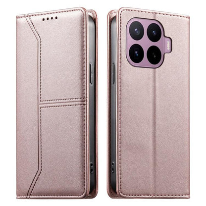 Stitched Line Magnetic RFID Vegan Leather Phone Case, For Xiaomi 17 Max 5G, For Xiaomi 17T Pro 5G, For Xiaomi 17T 5G, For Xiaomi Poco X8 Pro 5G / Redmi Turbo 5 5G, For Xiaomi 17 Ultra, For Xiaomi 17 Pro Max, For Xiaomi 17 Pro, For Xiaomi 17            ...
