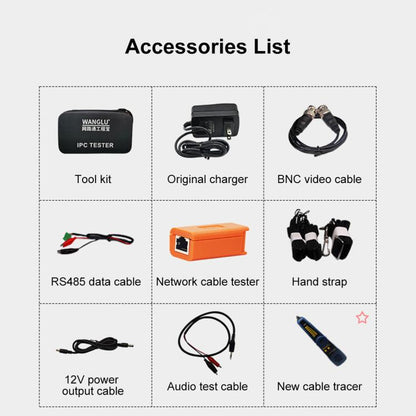 IPC-5200CPlus Network Engineering Treasure Simulated Coaxial SDI Integrated Video Surveillance Tester, US Plug, EU Plug, UK Plug, AU Plug