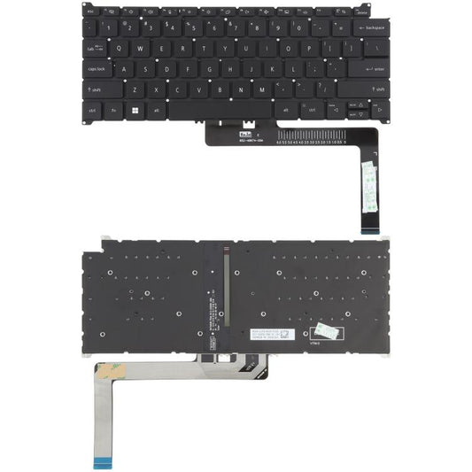 Clavier d'ordinateur portable rétroéclairé version US pour Acer Swift SF314-44 / SF314-71 / N21H3 / SF314-512 / N21C2 / SF514-56T, pour Acer Swift SF314-44