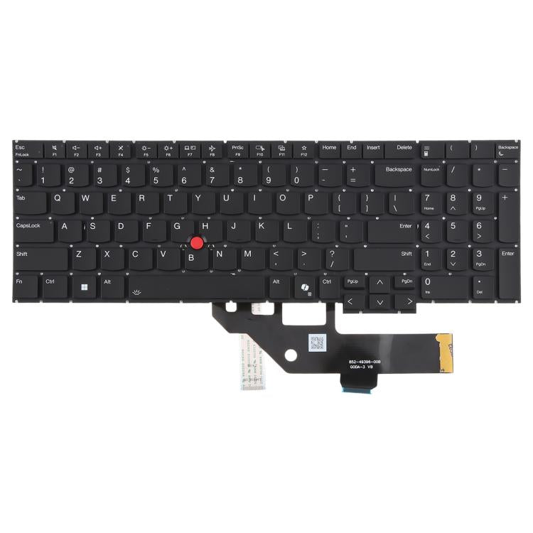 US Version Backlit Laptop Keyboard with Pointing for Lenovo ThinkPad E16 Gen 1 Type 21JN 21JQ 21JT JU, For Lenovo ThinkPad E16 Gen 1