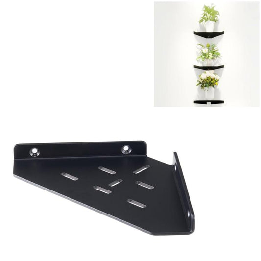 Étagère d'angle murale en acrylique, support de rangement triangulaire, lot de 2 pièces.