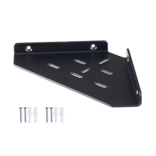 Étagère d'angle murale en acrylique, support de rangement triangulaire, lot de 2 pièces.