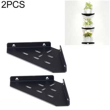 Wall-Mounted Acrylic Corner Shelf Triangular Storage Rack, Single Pack, 2pcs/Pack
